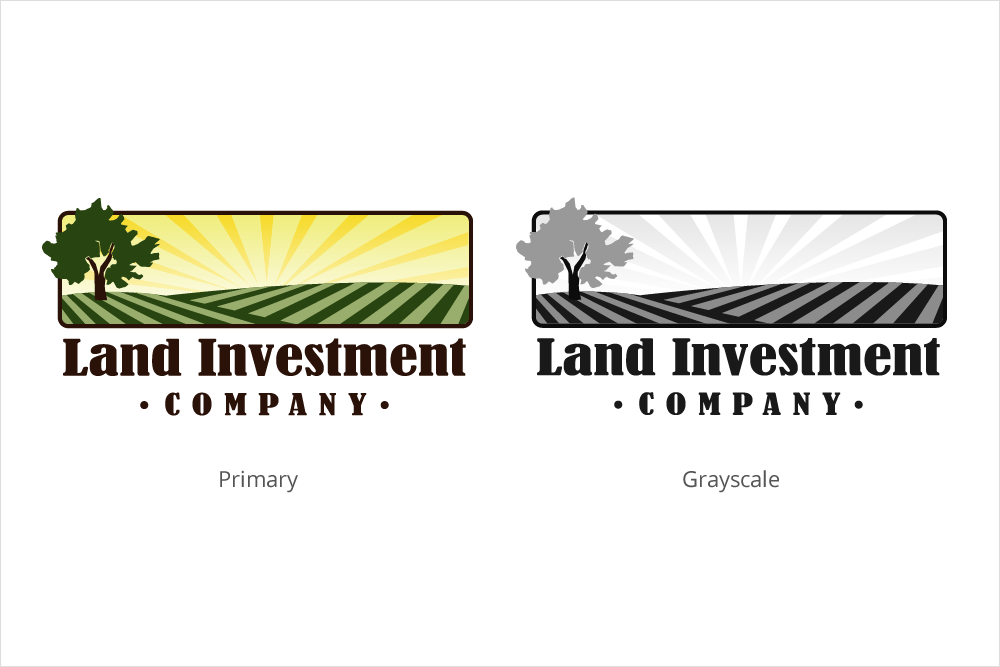 Land Investment Company logo design by InterKan.Net