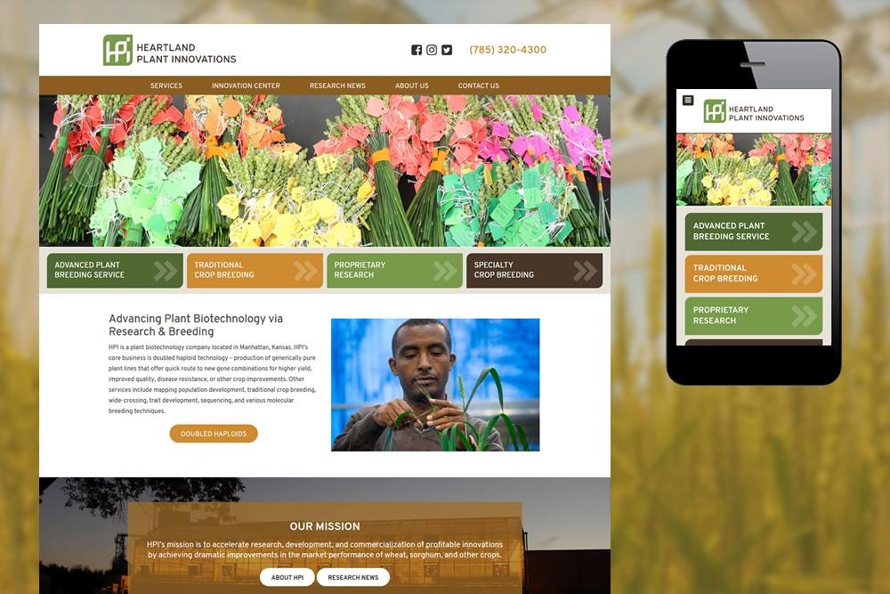 Heartland Plant Innovations website screenshot